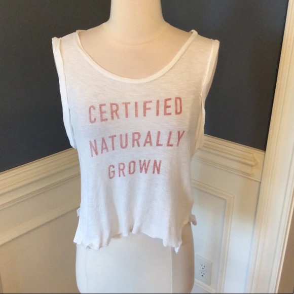 B Original Top White Stretchy Tank Graphic Womens Small - Picture 6 of 11